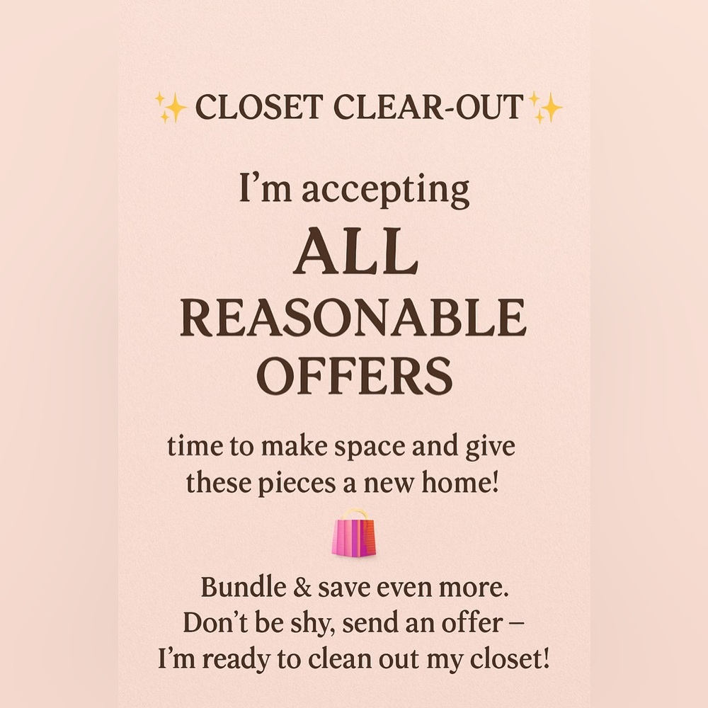 Closet Clean Out Time